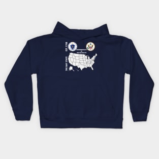 Commonwealth of Massachusetts Kids Hoodie